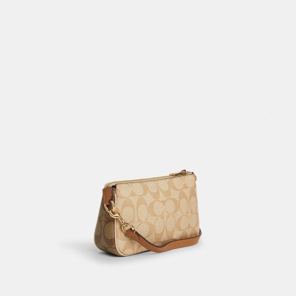 NWT Coach Outlet Nolita 19 In Blocked Signature Canvas - Picture 2 of 6